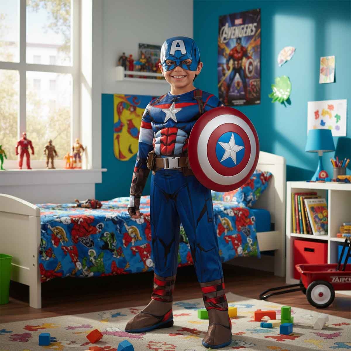 Marvel Captain America Deluxe Costume