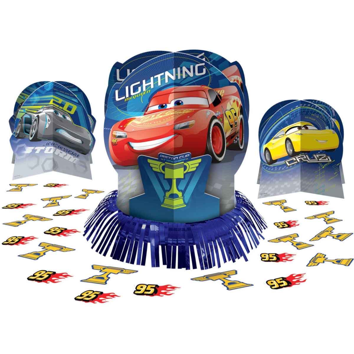 Disney and Pixar Cars 3 Table Decorating Kit