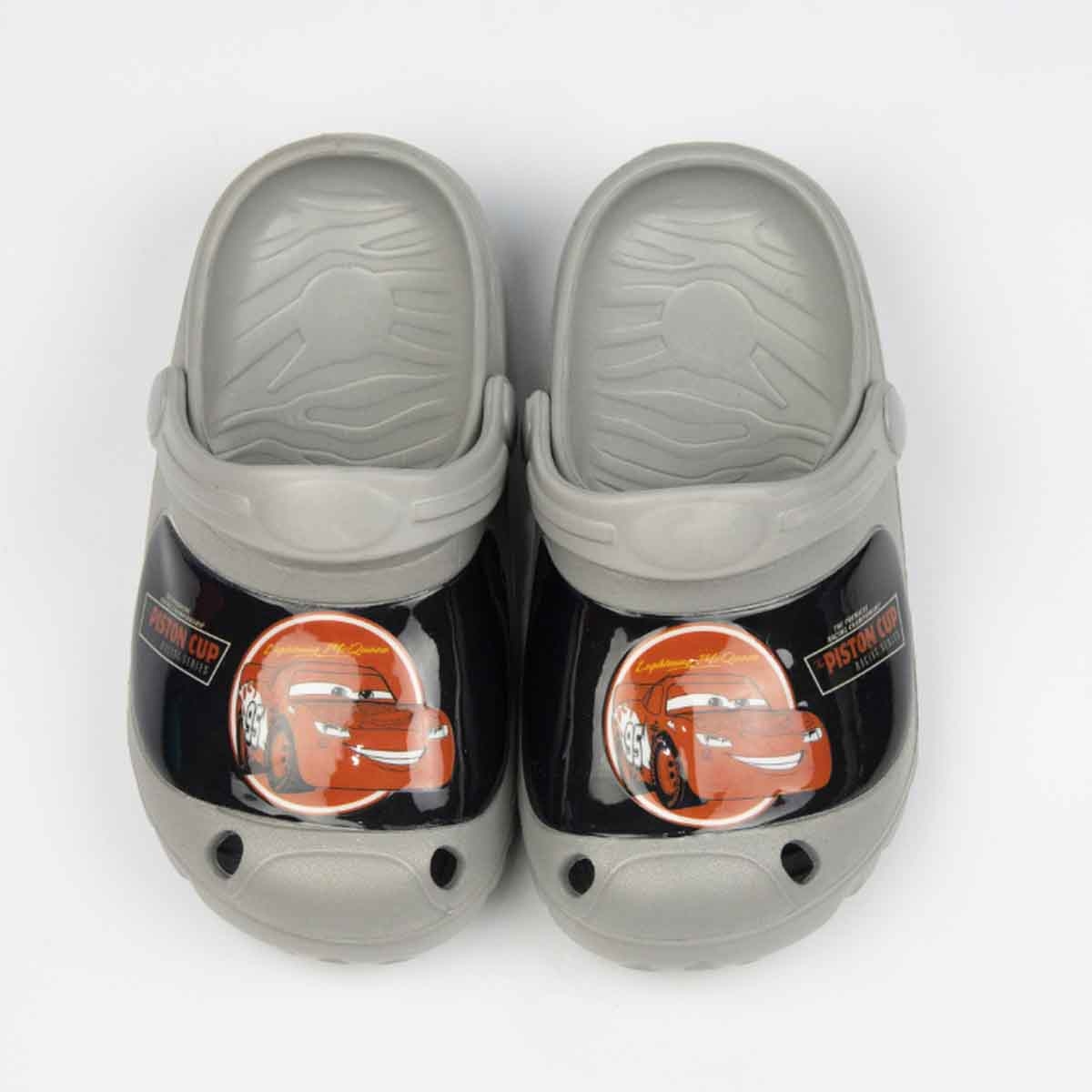 Cars EU Grey Lightweight & Comfortable Slip-On Sandals Kids Klogs Boys