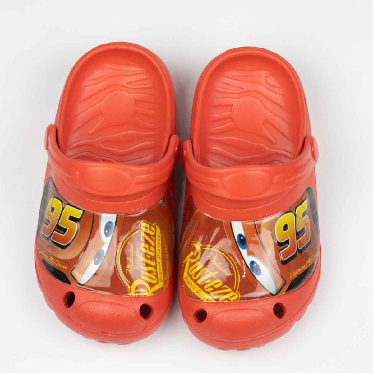 Cars EU Red Lightweight & Comfortable Slip-On Sandals Kids Klogs Boys