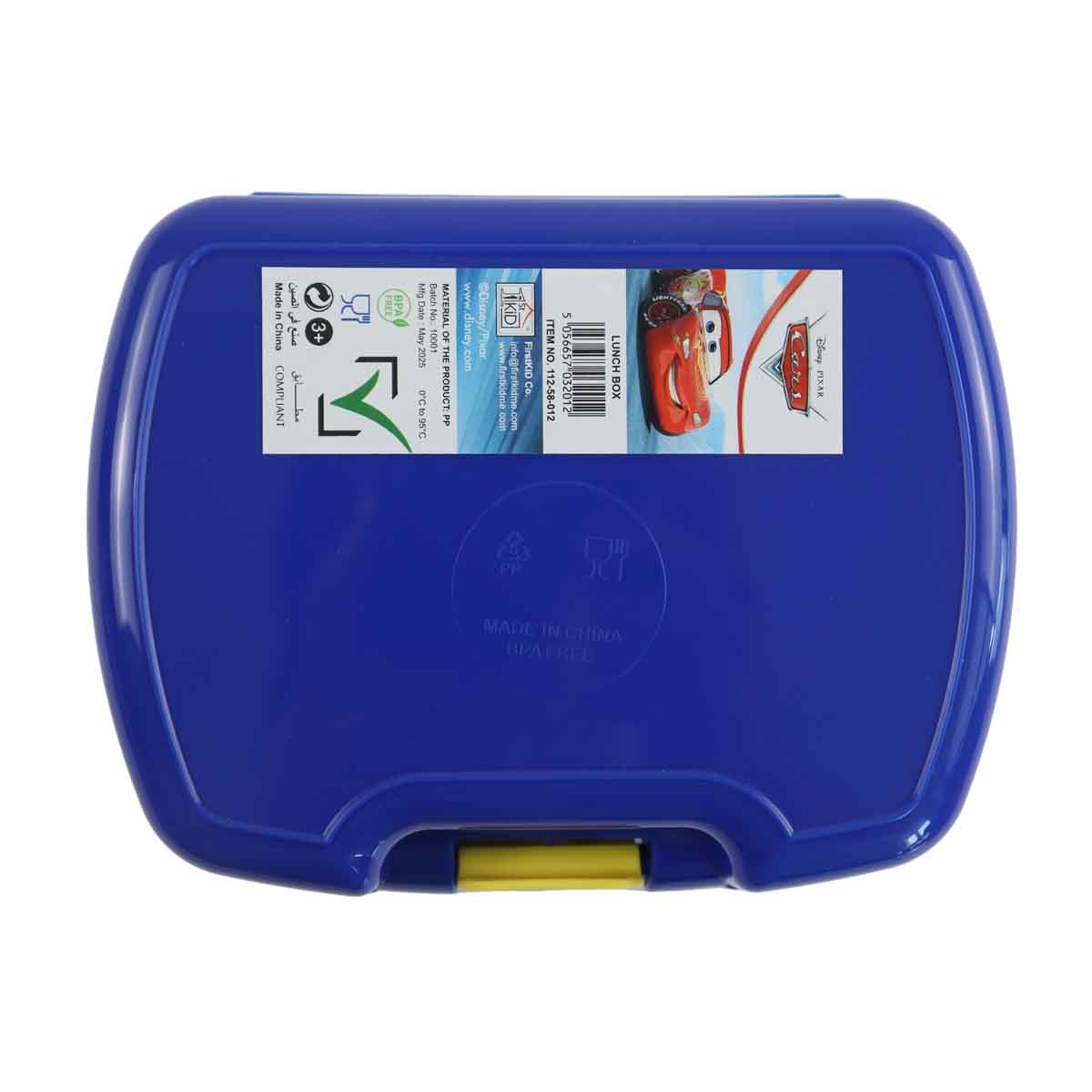 Cars Disney Lightweight & Kid-Friendly Lunch Box