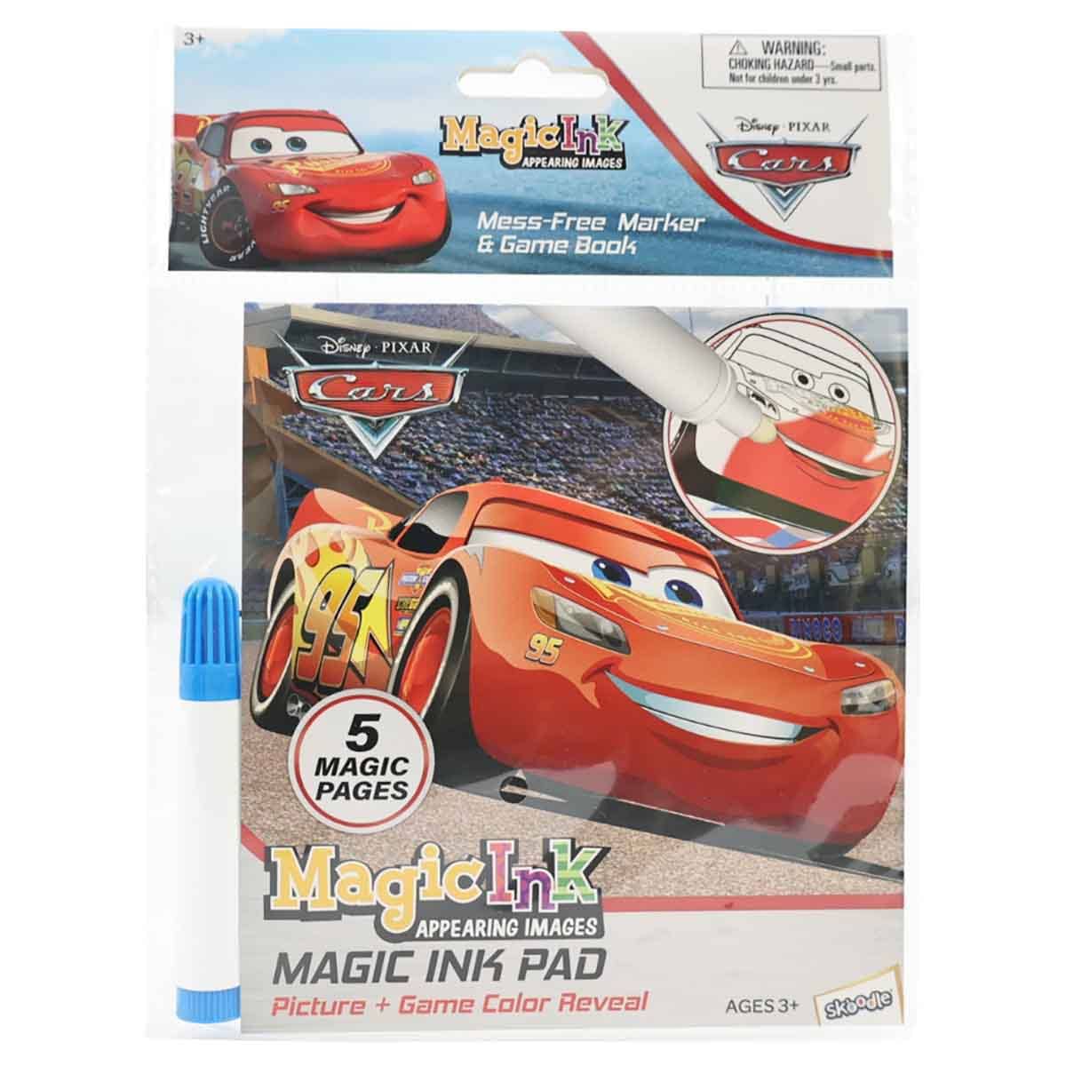 Disney and Pixar Cars Mini Magic Ink Book Unisex, 3-4 Years