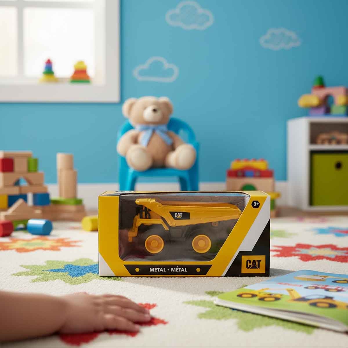 CAT 021664822548 4" Die Cast Metal Single Construction Vehicle Toy Unisex, 3-4 Years