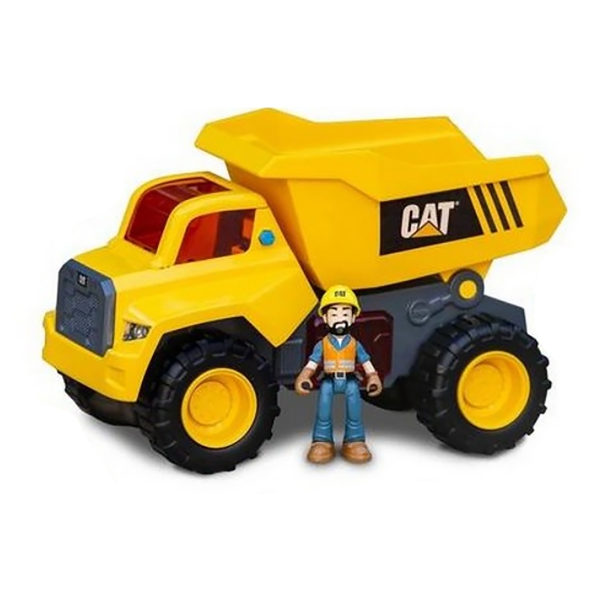 CAT 11.5″ Power Action Crew Lights & Sounds Dump Truck Toy Unisex, 3-4 Years