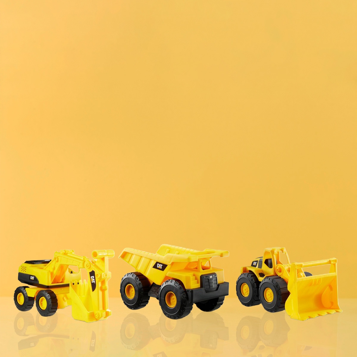 CAT Mini Crew Worker Construction Toy Boys, 3-4 Years, Pack of 3