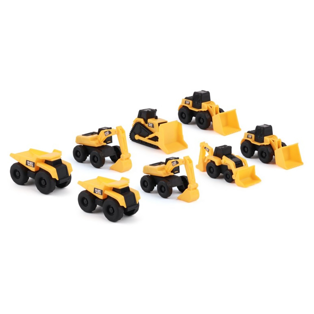 CAT Mini Machines Megapack Construction Toys Boys, 3-4 Years, Pack of 8