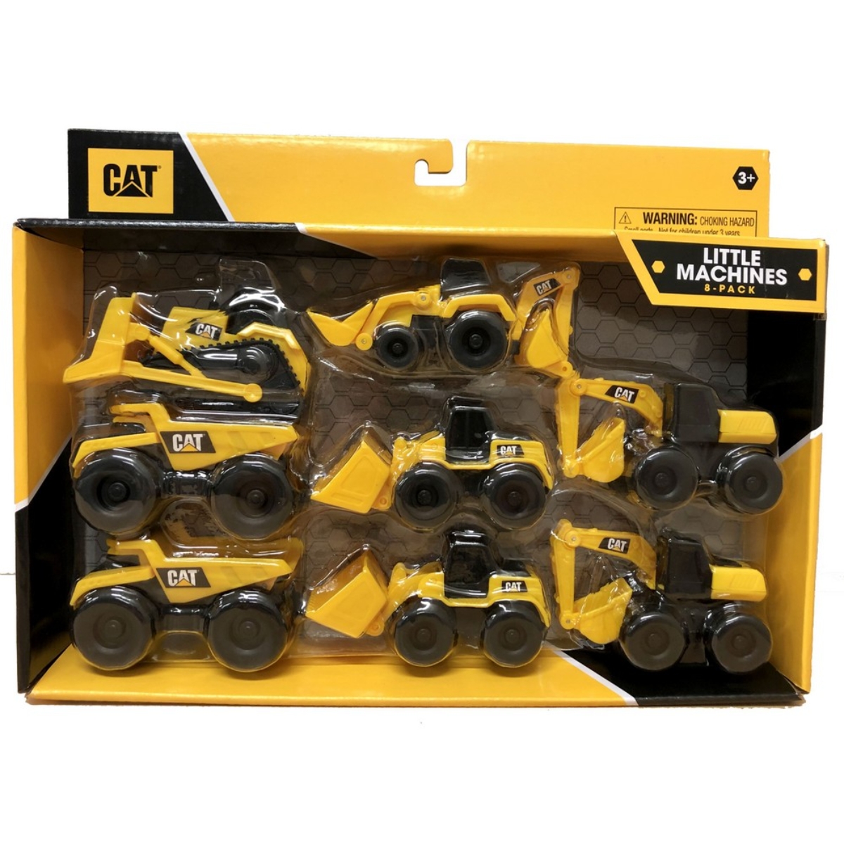 CAT Mini Machines Megapack Construction Toys Boys, 3-4 Years, Pack of 8