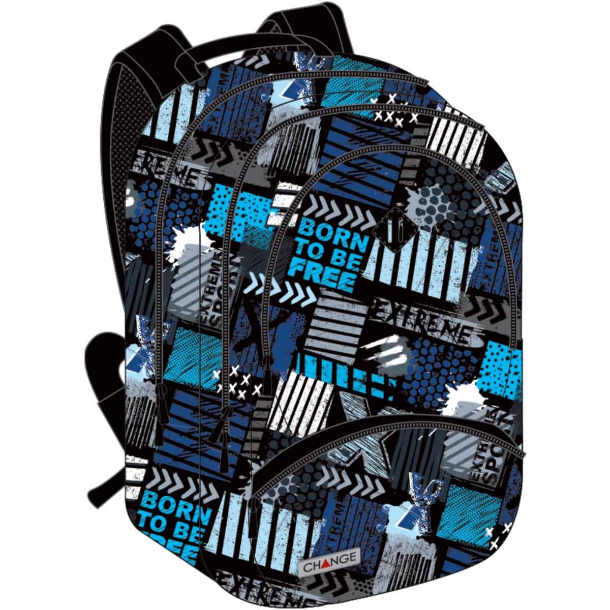 Change 18" Spacious & Durable School & Outdoor Backpack