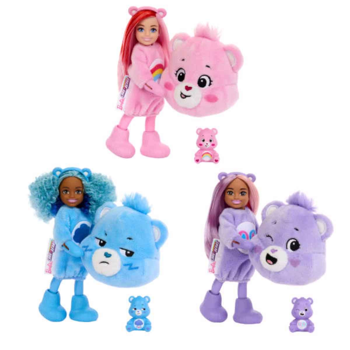 Barbie Chelsea Cutie Reveal Care Bears Series Assorted Doll Girls, 3-4 Years