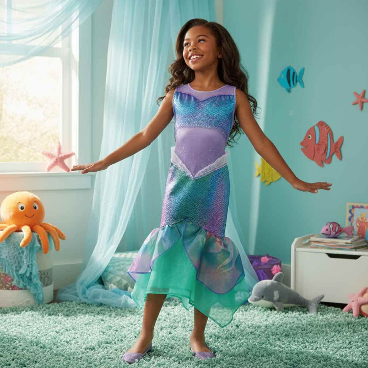 Disney Princess Ariel Mermaid Classic Costume