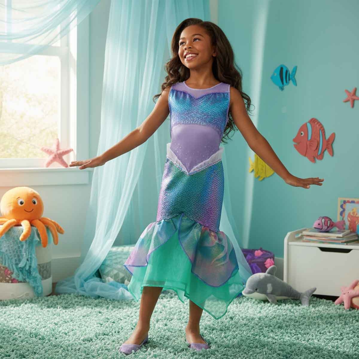 Disney Princess Ariel Mermaid Classic Costume