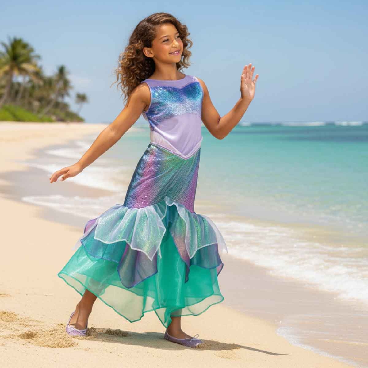 Disney Princess Ariel Mermaid Deluxe Costume