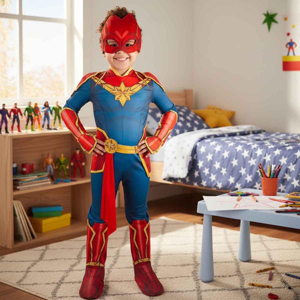 مارفل زي فاخر كابتن مارفل