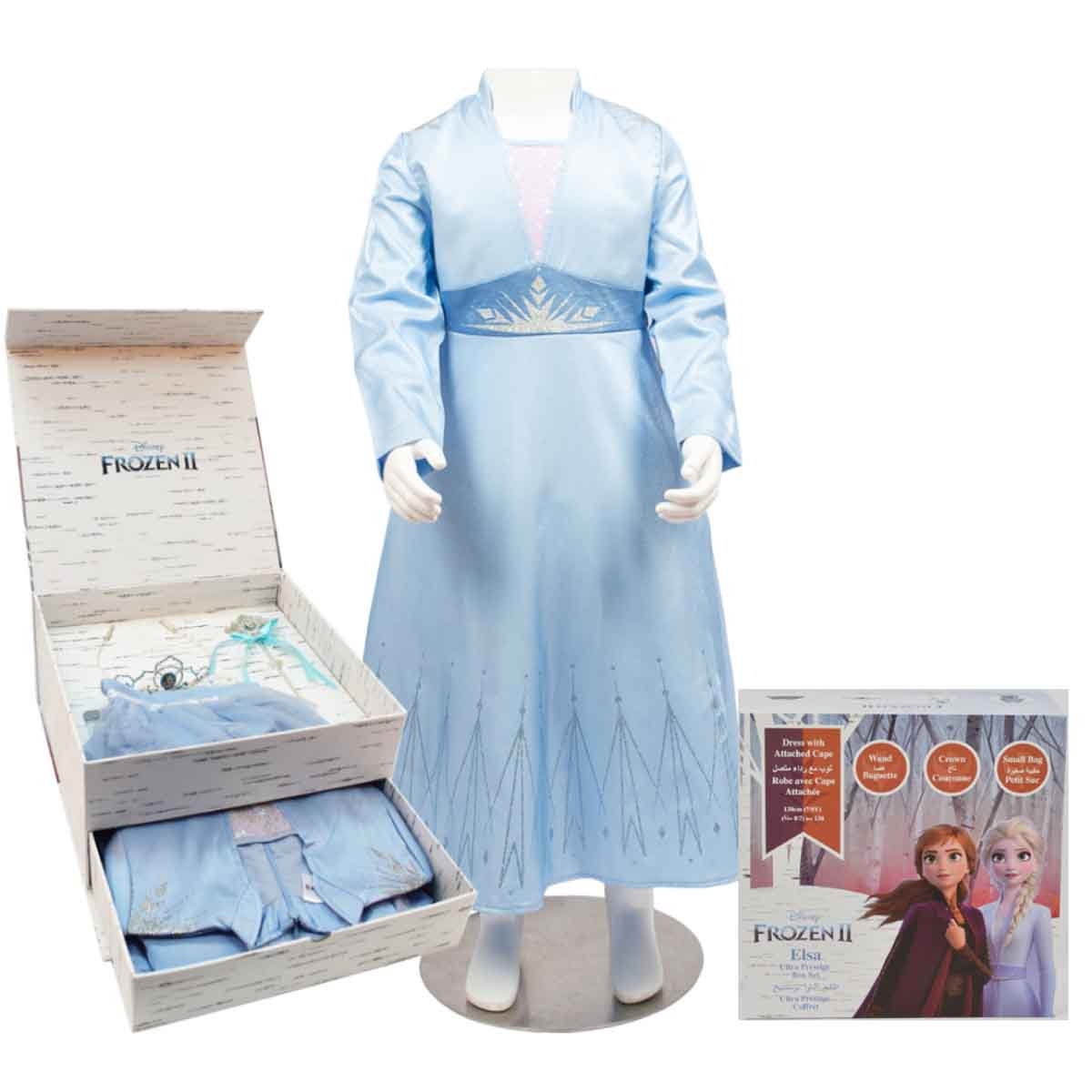 Disney Frozen 2 Elsa Deluxe Costume Kit Girls, 5-6 Years