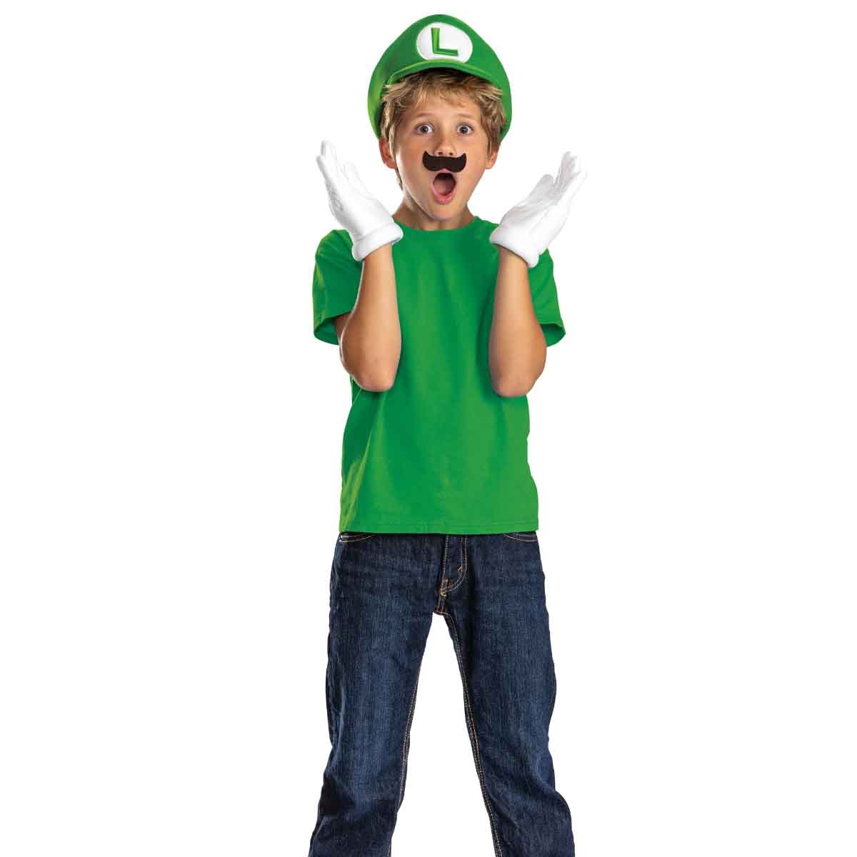 Super Mario Luigi Elevated Costume Dress-Up Accessories