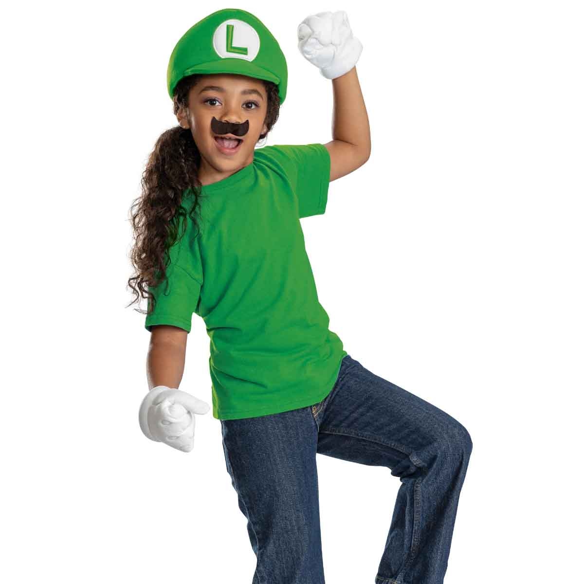 Super Mario Luigi Elevated Costume Dress-Up Accessories