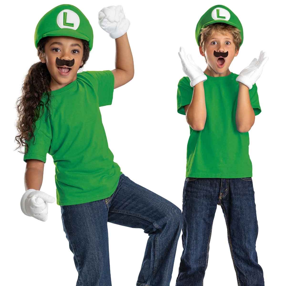Super Mario Luigi Elevated Costume Dress-Up Accessories