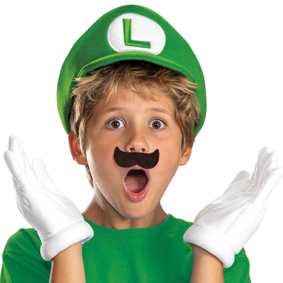 Super Mario Luigi Elevated Costume Dress-Up Accessories