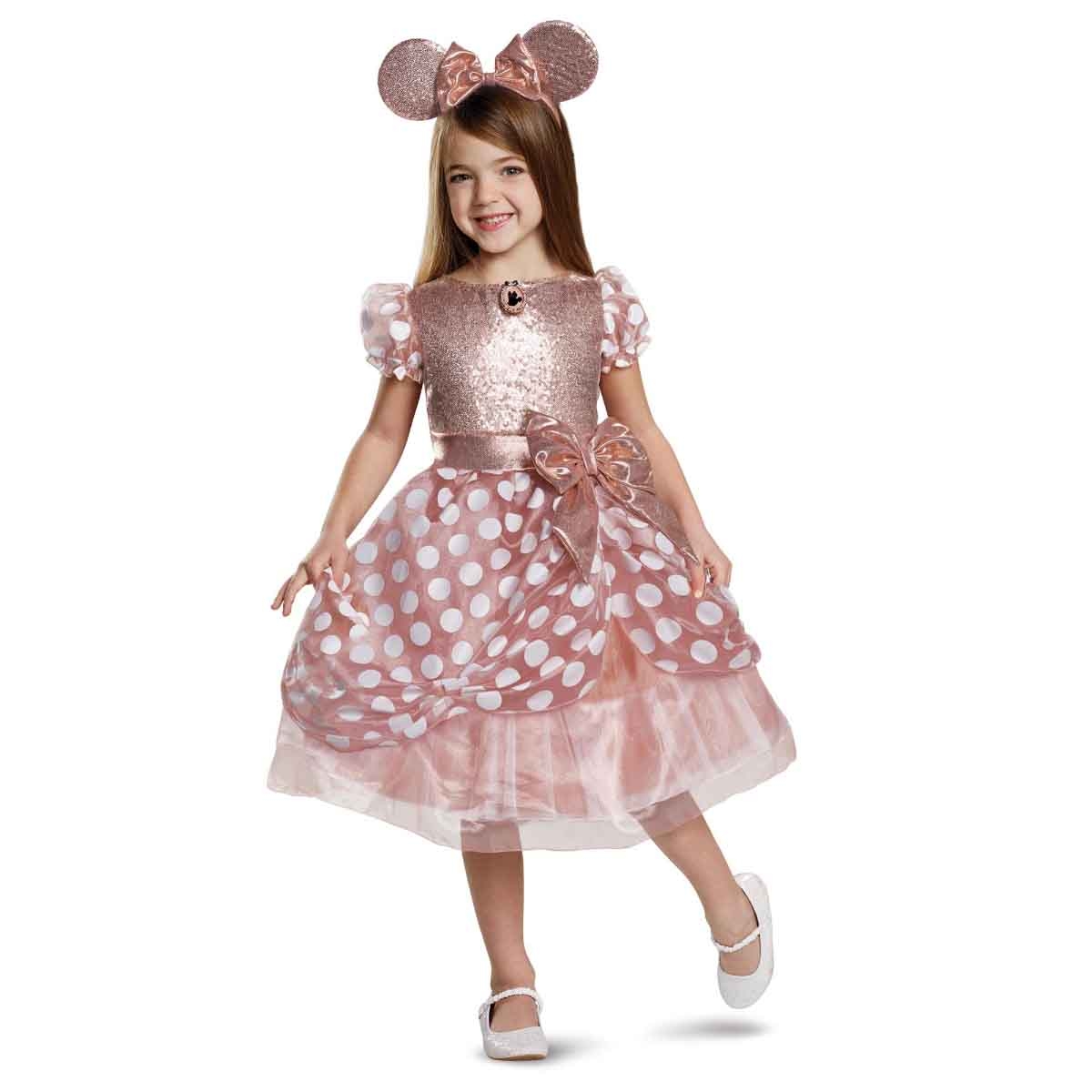 Minnie Mouse Rose Gold Deluxe Costume