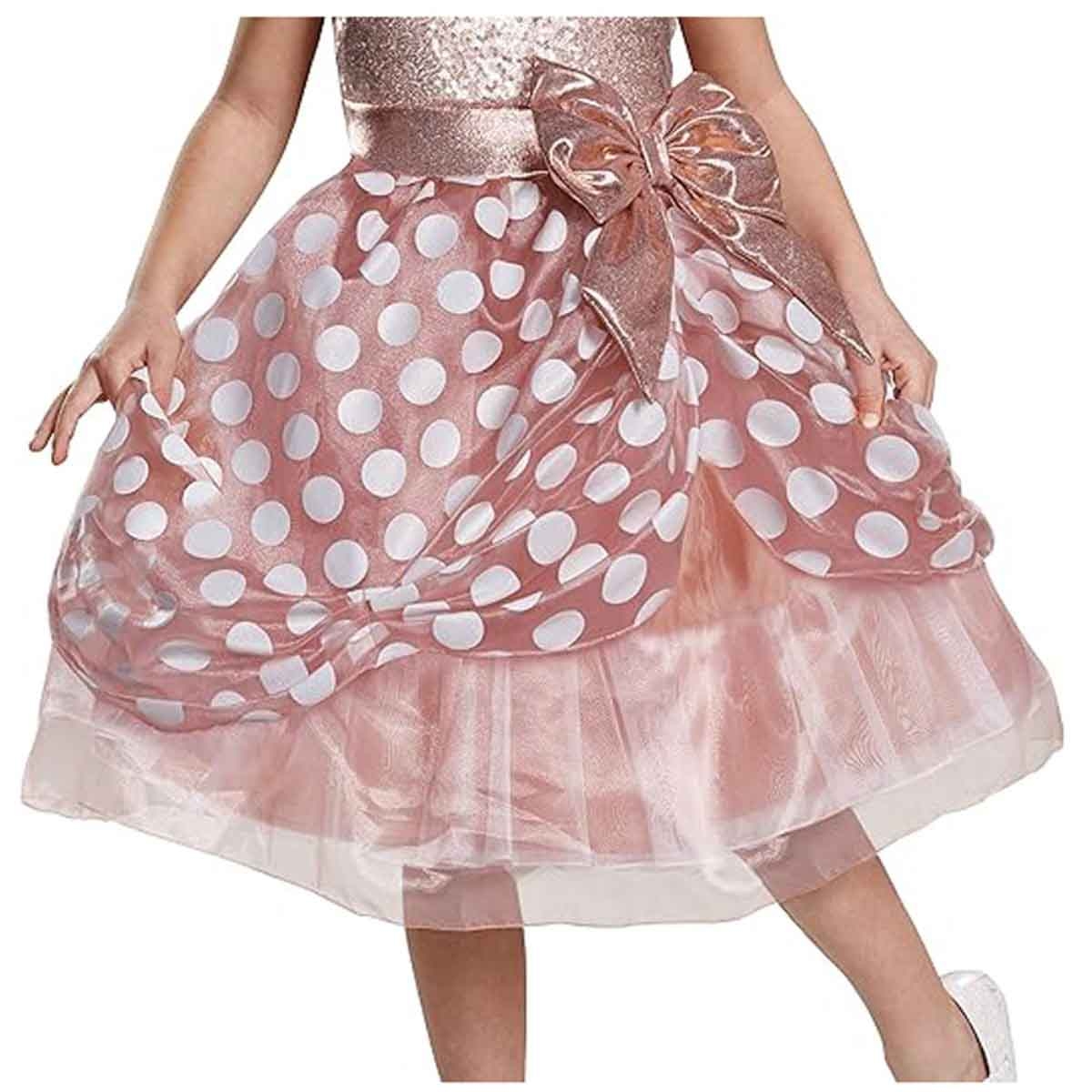 Minnie Mouse Rose Gold Deluxe Costume