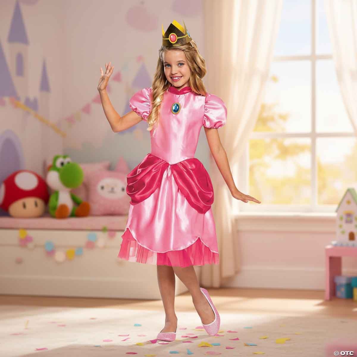 Super Mario Princess Peach Deluxe Costume