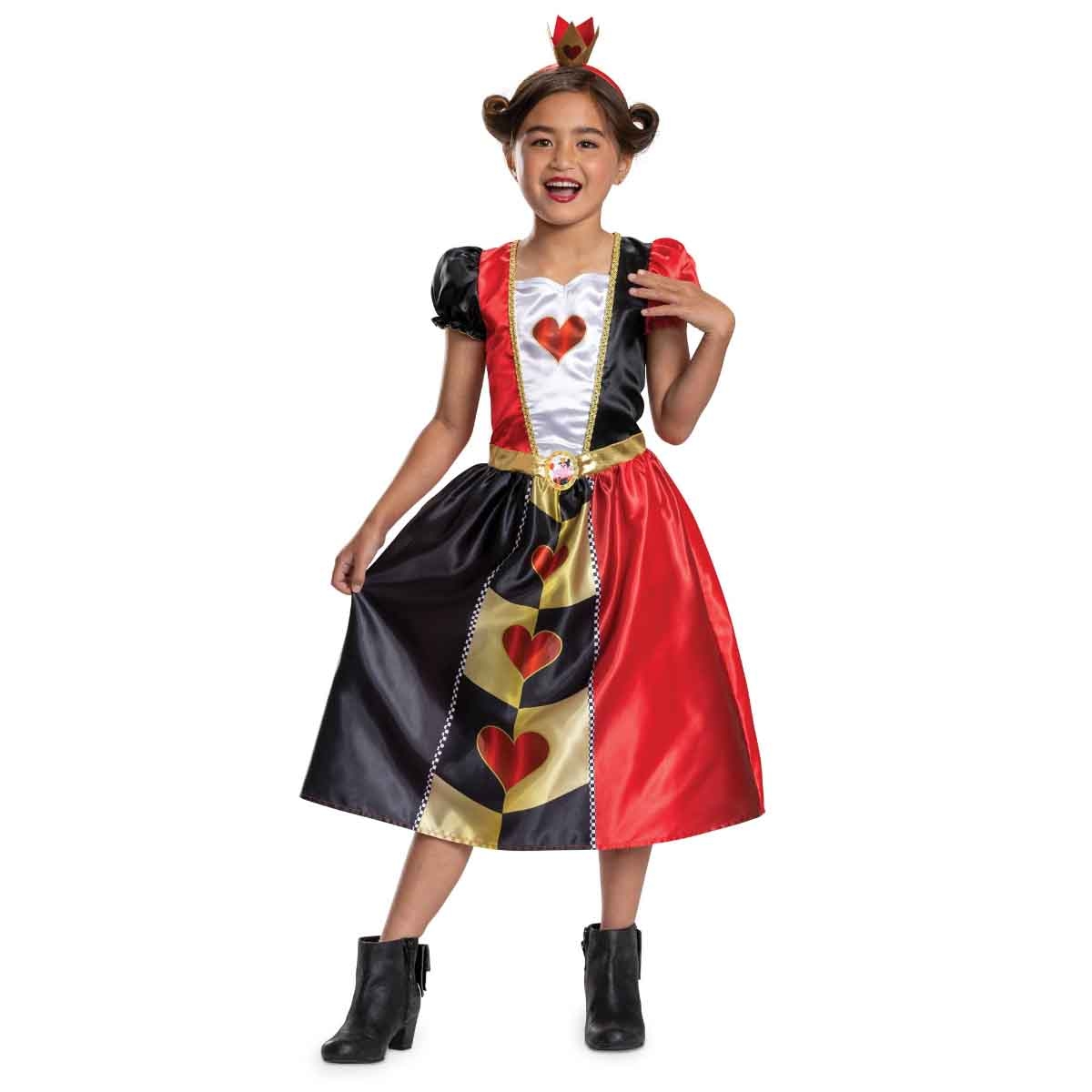 Alice in the Wonderland Queen Of Hearts Classic Costume