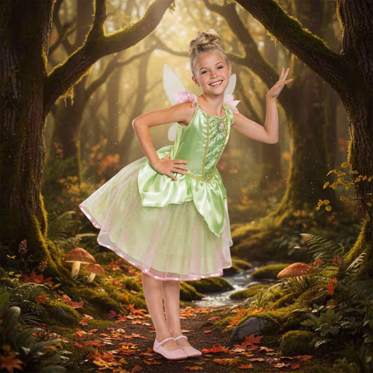 Disney Princess Tinker Bell Classic Costume Girls, 10-12 Years
