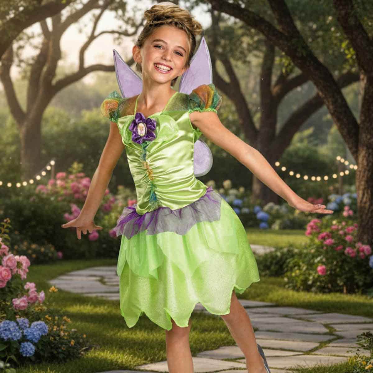 Disney Princess Tinker Bell Multi Colored Classic Costume