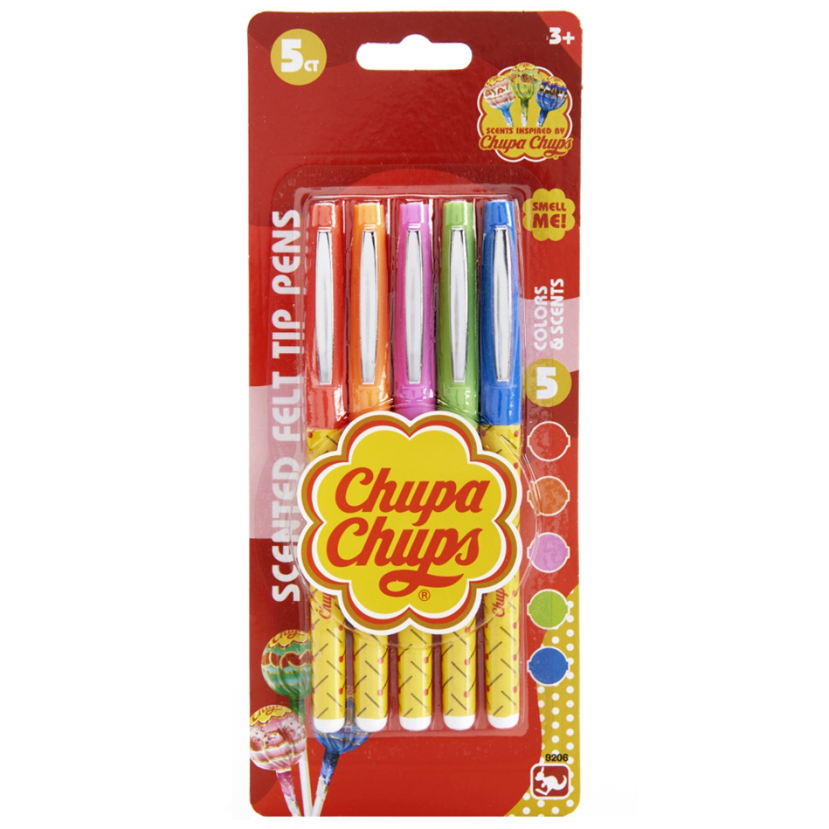 Chupa Chups Kangaru Scented Felt Tip Pens Unisex, 3-4 Years