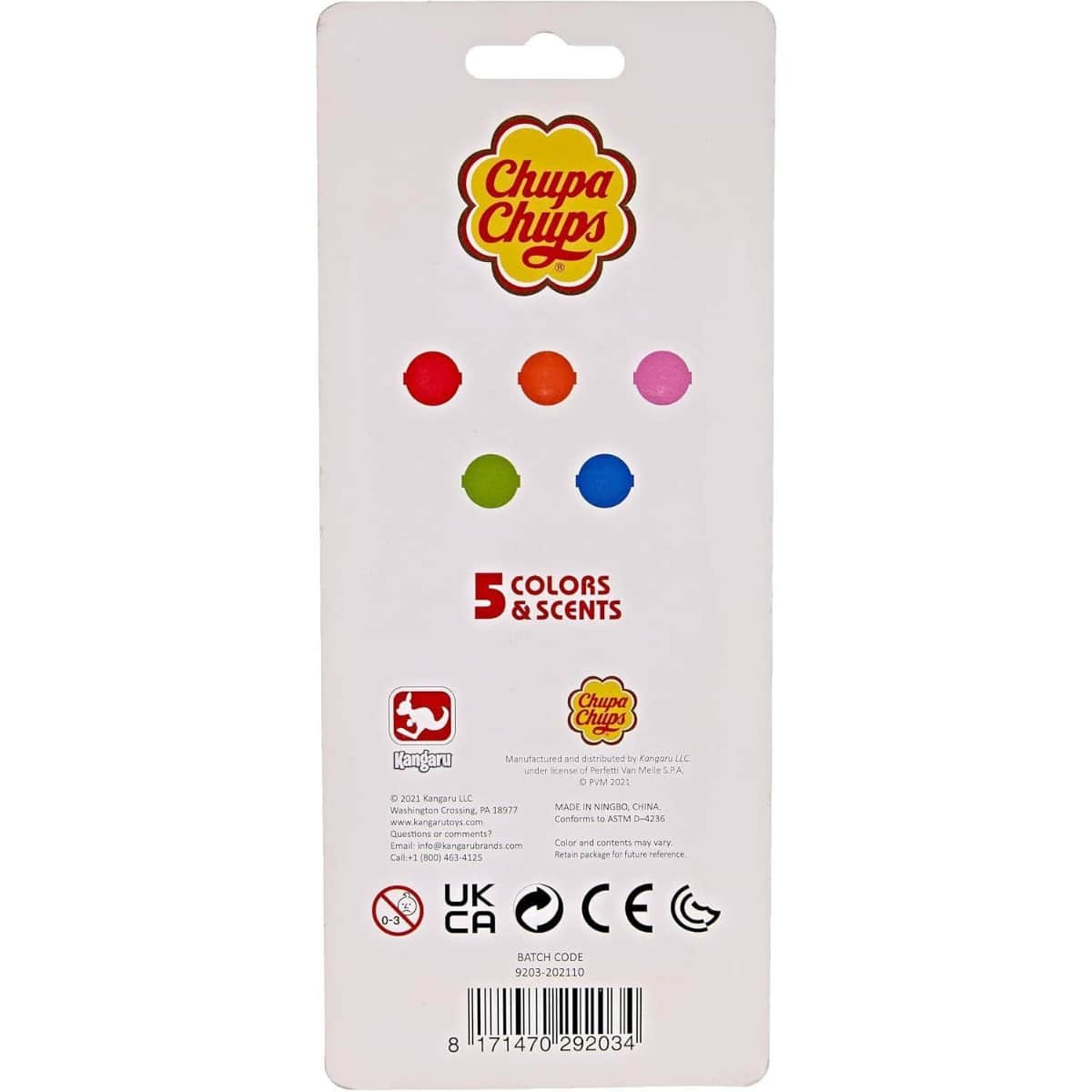 Chupa Chups Kangaru Scented Felt Tip Pens Unisex, 3-4 Years