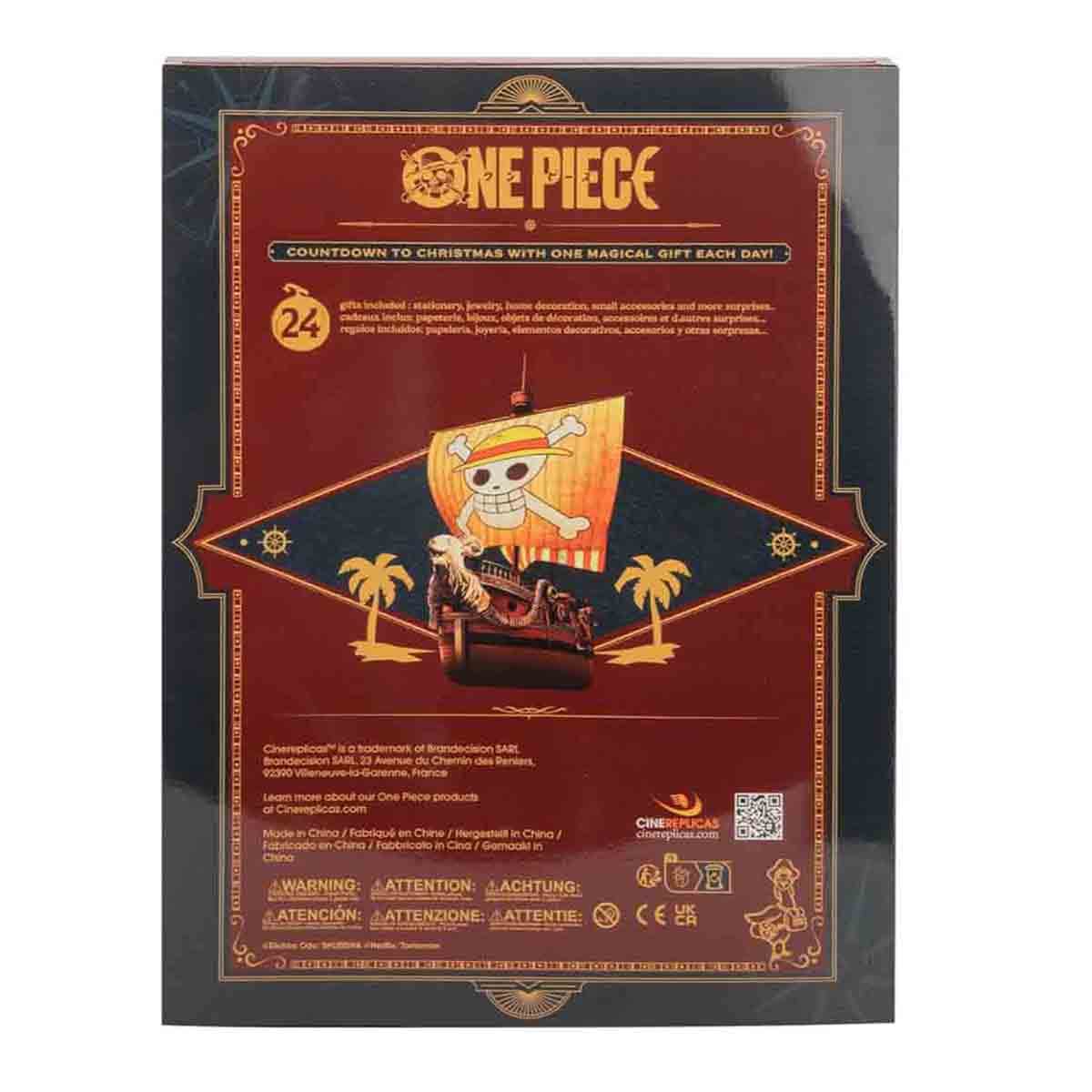 Cinereplicas One Piece Advent Calendar 2024 Playset Unisex, 5-7 Years