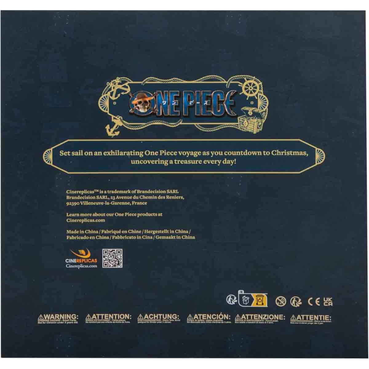 سينيريبليكاس تقويم المجيء الفاخر 2024 من ون بيس، مجموعة لعب للجنسين، من عمر 5 إلى 7 سنوات