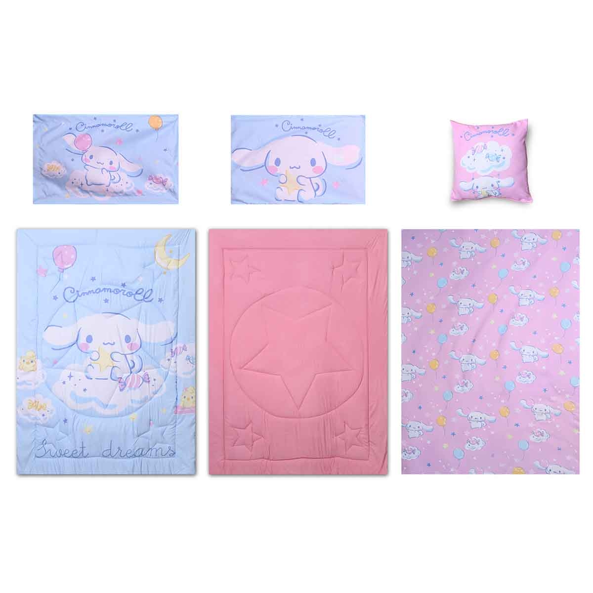 Cinnamoroll HM-5IN1BNB-15 5-Piece BnB Brushed Microfiber with Polyester Shell Comforter Set
