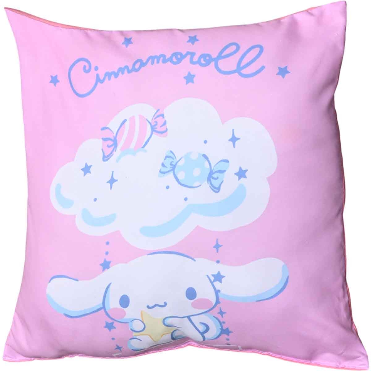 سينامورول طقم لحاف مكون من 5 قطع من ألياف دقيقة مفرشة موديل HM-5IN1BNB-15 مع غلاف بوليستر