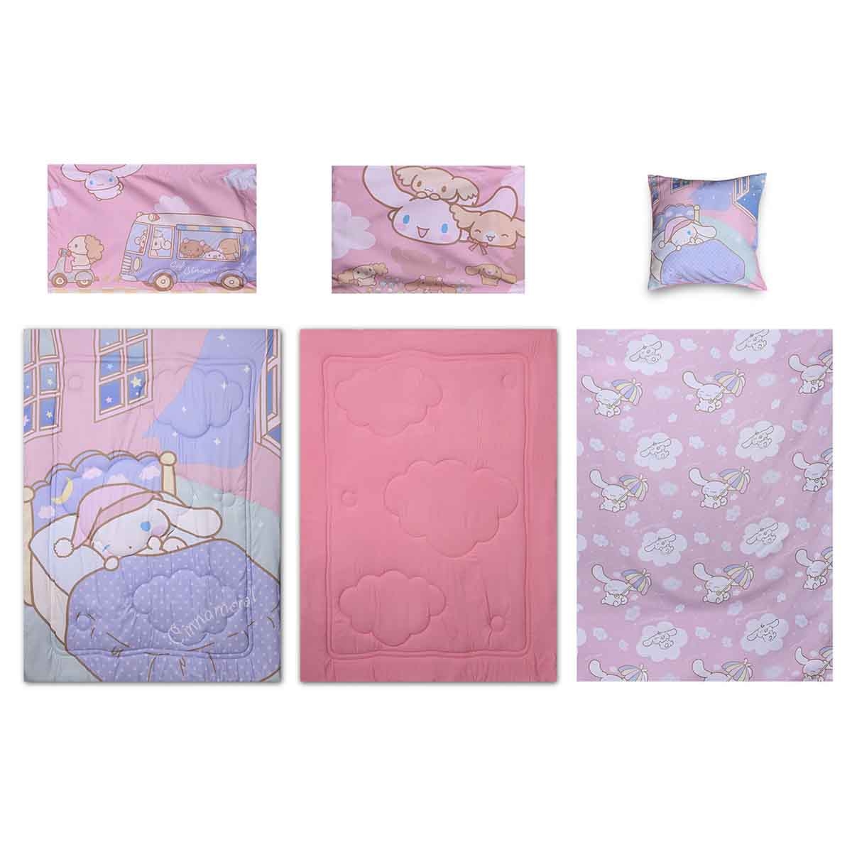 Cinnamoroll HM-5IN1BNB-16 5-Piece BnB Brushed Microfiber with Polyester Shell Comforter Set