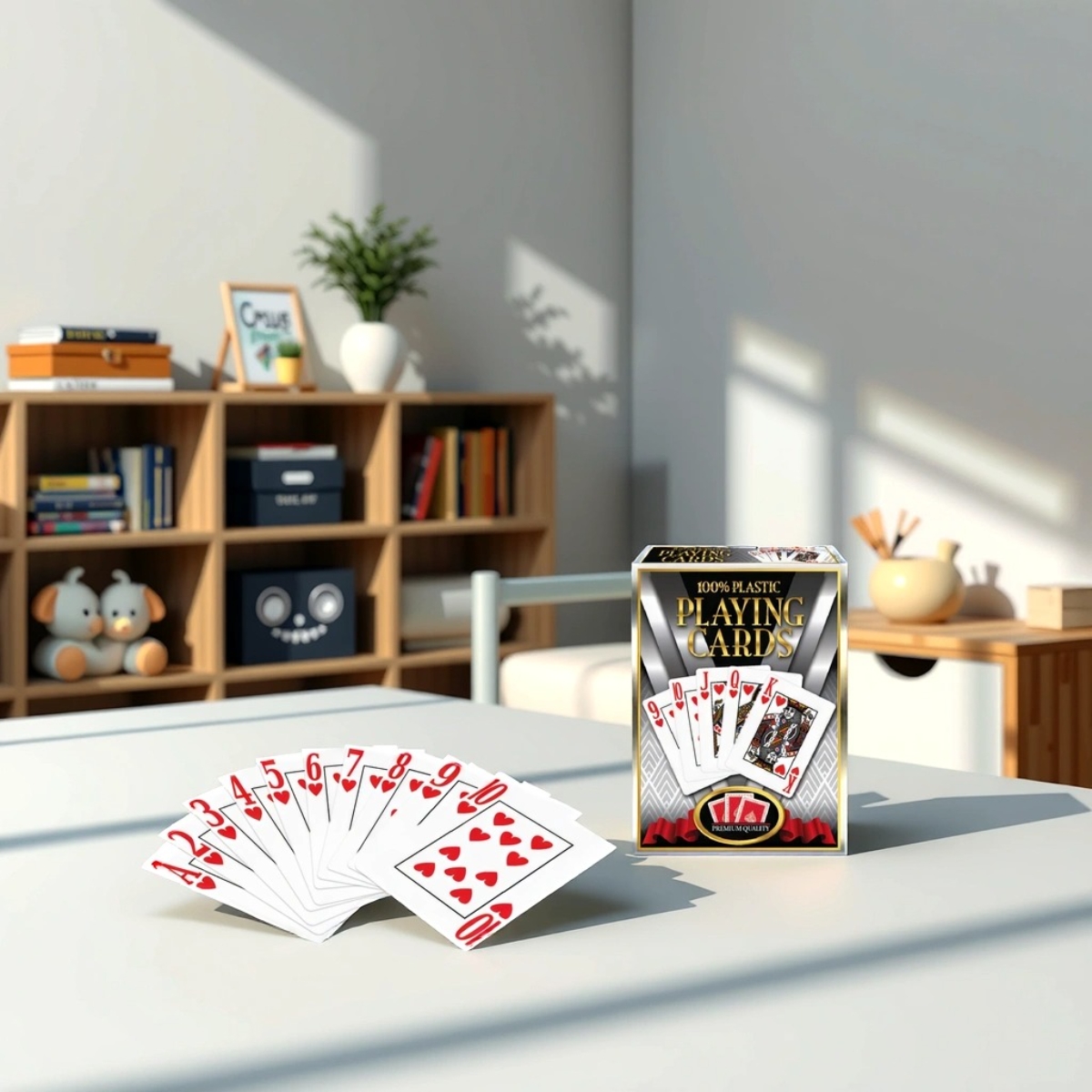 Classic Games 100% Plastic Cards Game Unisex, 5-7 Years