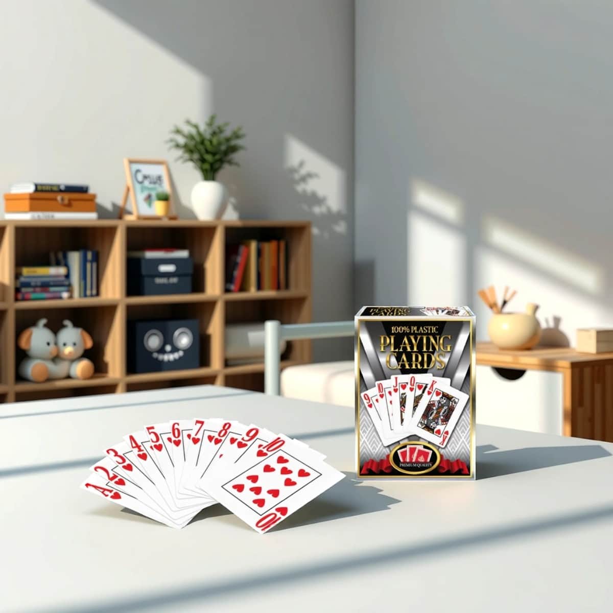 Classic Games 100% Plastic Cards Game Unisex, 5-7 Years