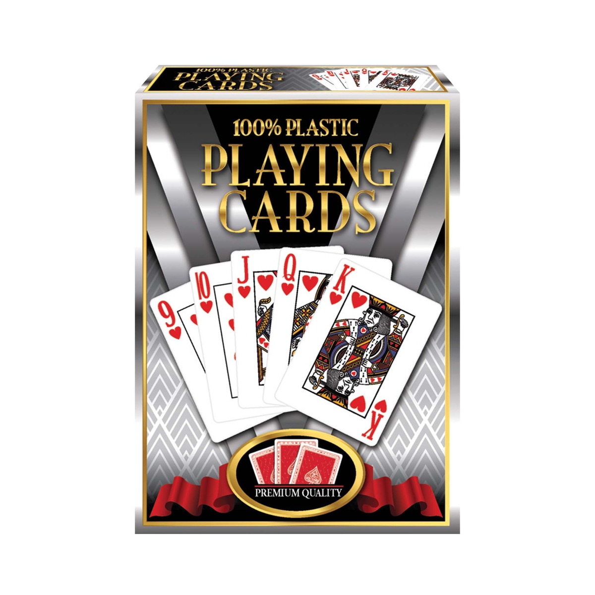 Classic Games 100% Plastic Cards Game Unisex, 5-7 Years