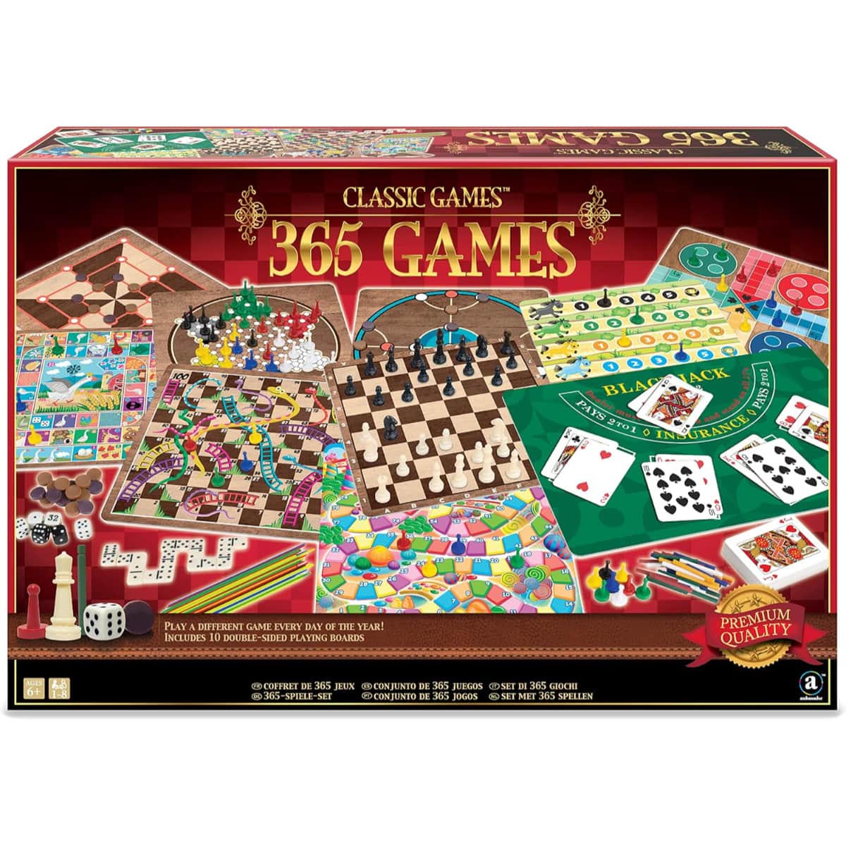 Classic Games 365 Games Set Unisex, 5-7 Years