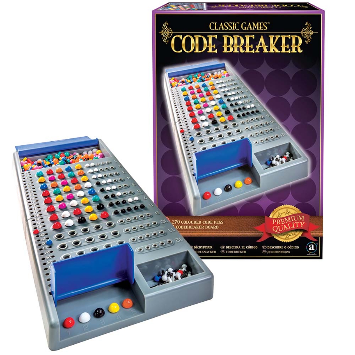 Classic Games Code Breaker Game Unisex, 5-7 Years