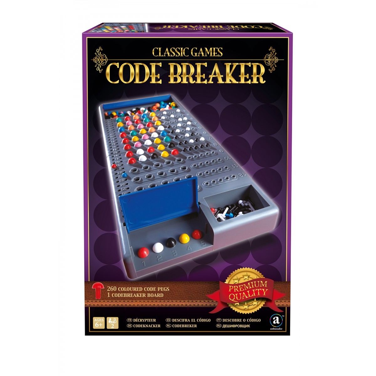 Classic Games Code Breaker Game Unisex, 5-7 Years