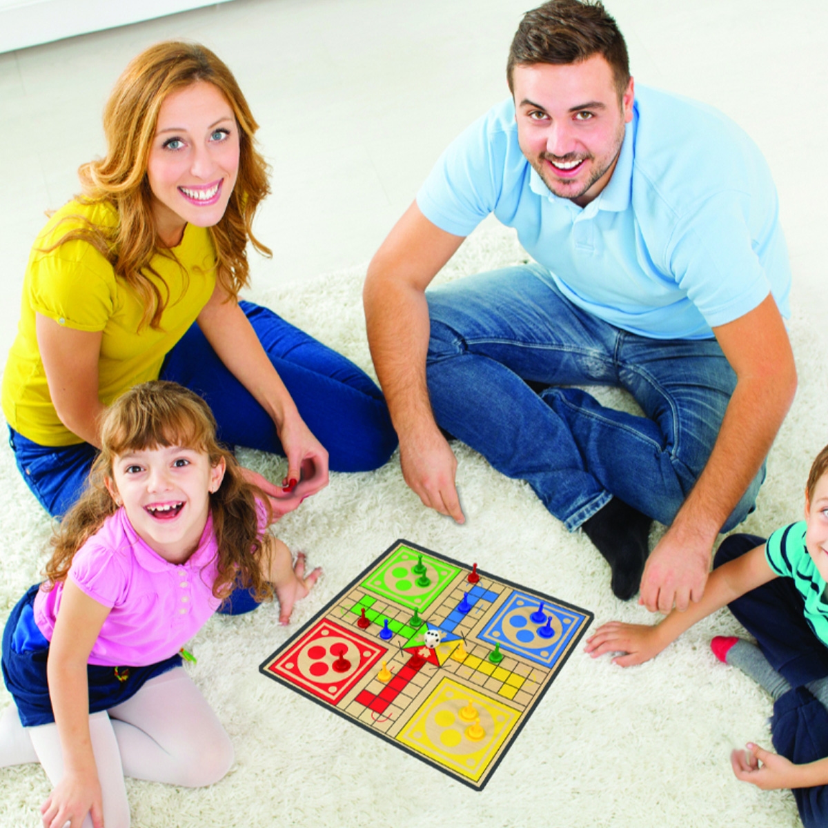 Classic Games Ludo (Basic) Board Game Unisex, 5-7 Years