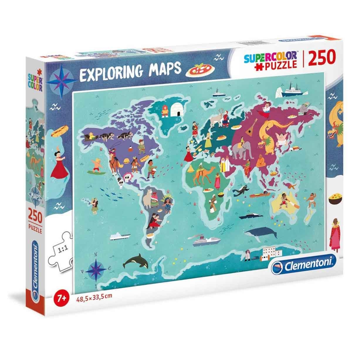 كليمنتوني لغز خريطة جغرافية الولايات المتحدة والعادات، للجنسين، 8-10 سنوات