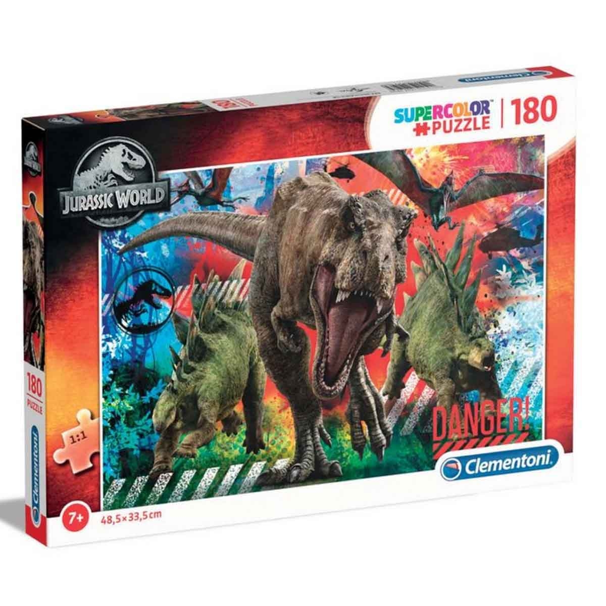 Clementoni Super Color Jurassic World Jigsaw Puzzle Unisex, 8-10 Years