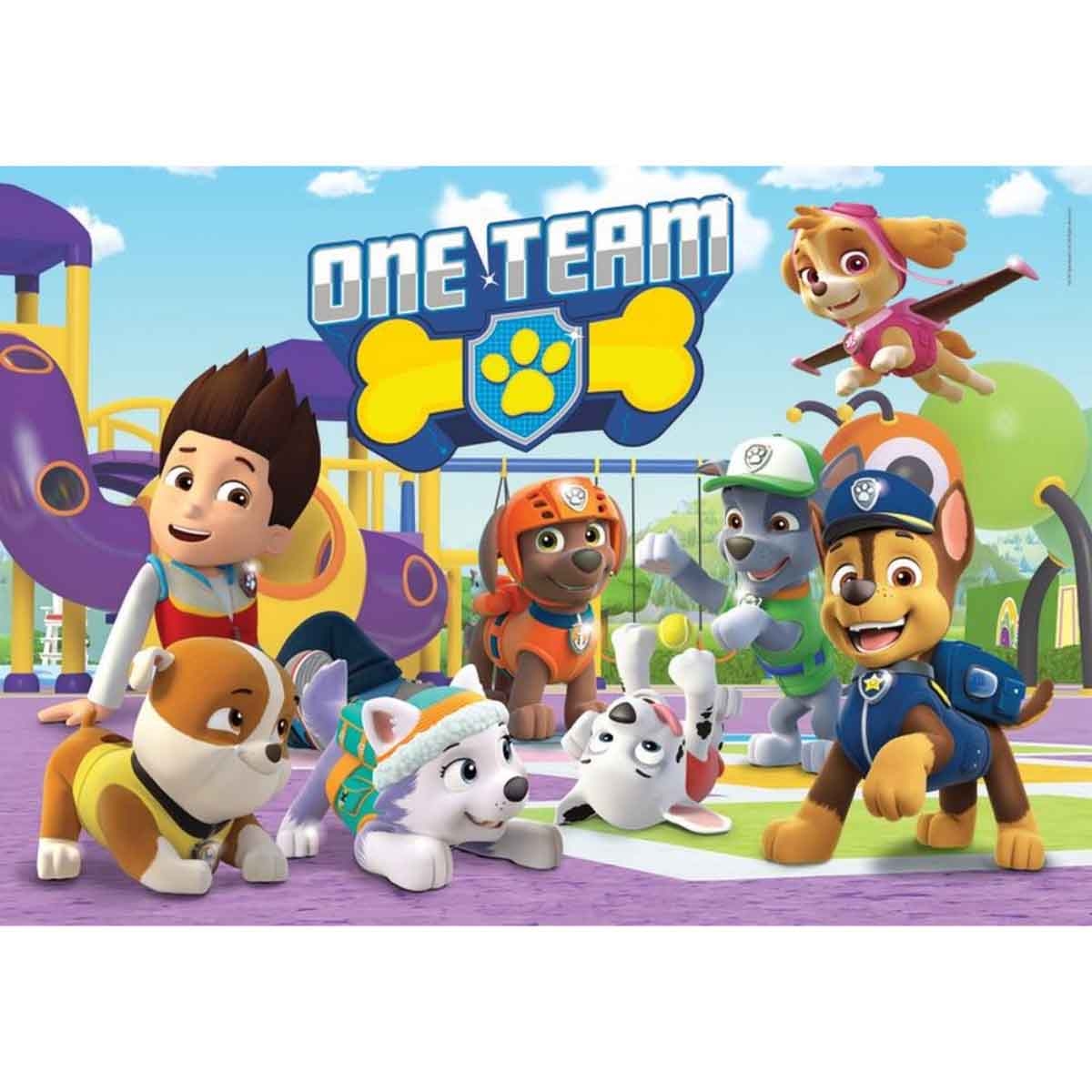 Clementoni Super Color Paw Patrol: One Team Jigsaw Puzzle Unisex, 8-10 Years
