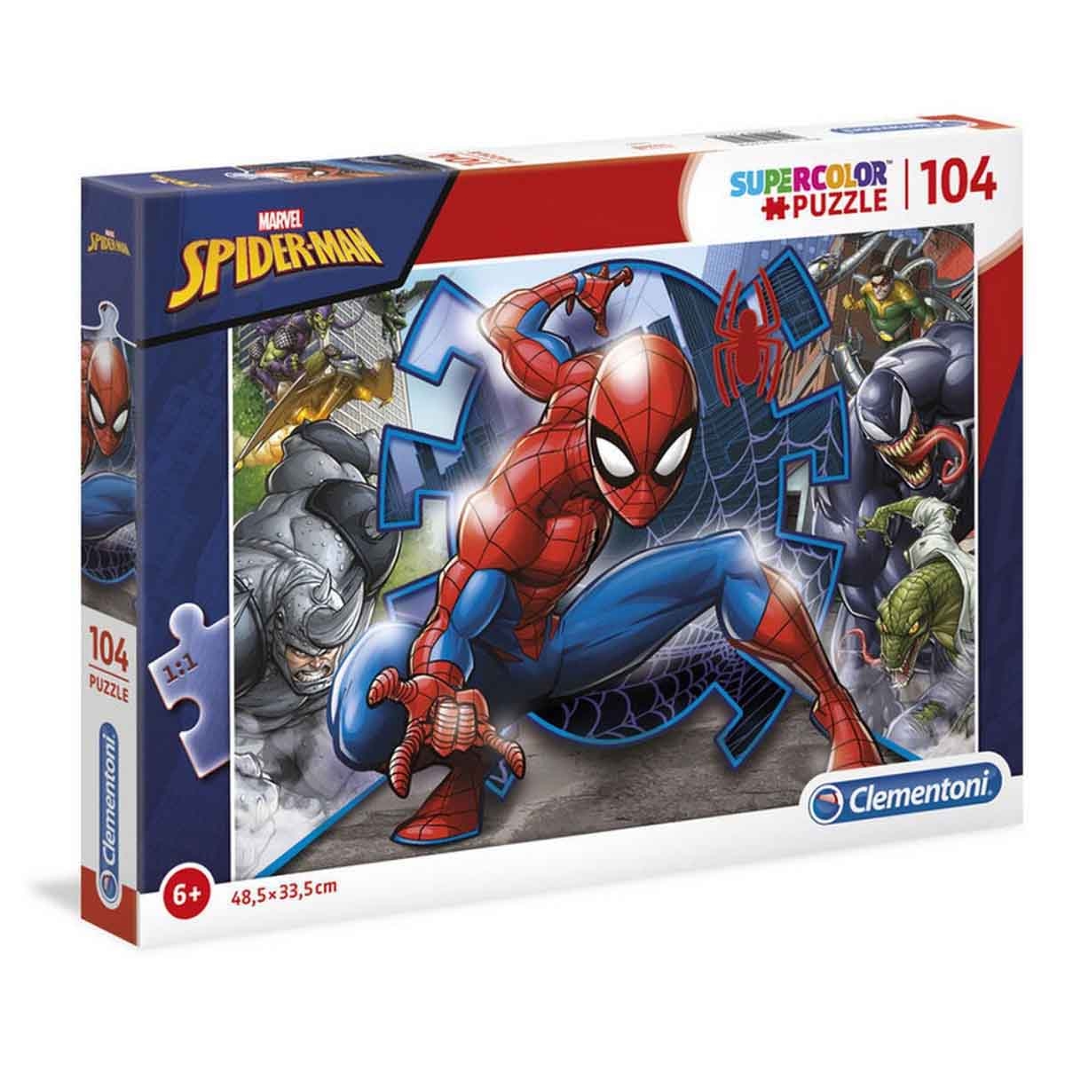 Clementoni Super Color Spider Man Jigsaw Puzzle Unisex, 5-7 Years