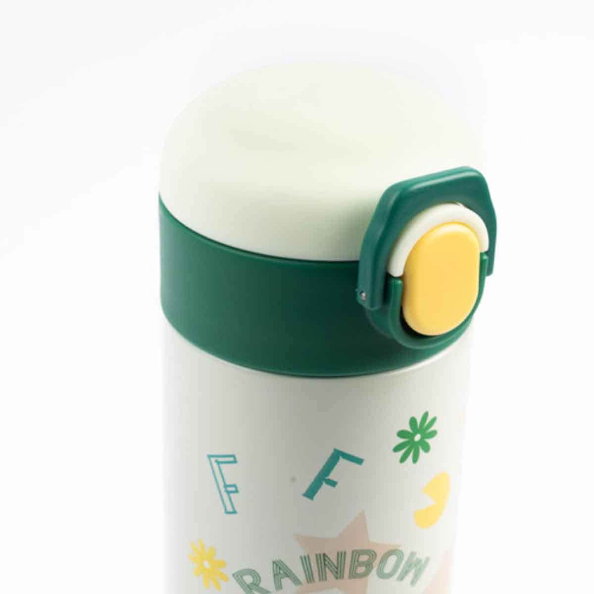 Cocobee 500ml Green Stainless Steel Insulated Water Bottle Unisex, 3-4 Years
