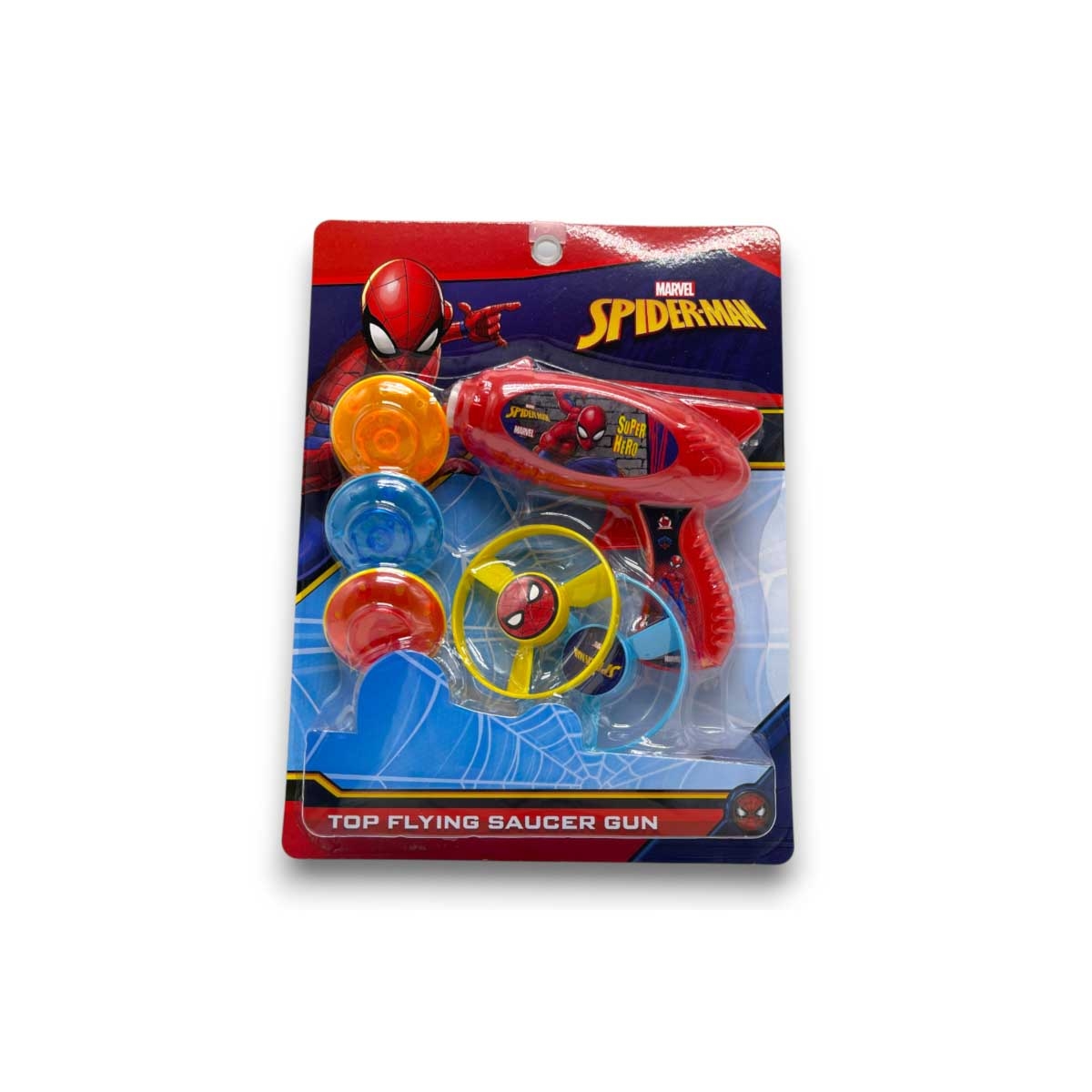 Cocobee 500ml Red Insulated Stainless Steel Water Bottle with Marvel Spider-Man Disc Toy