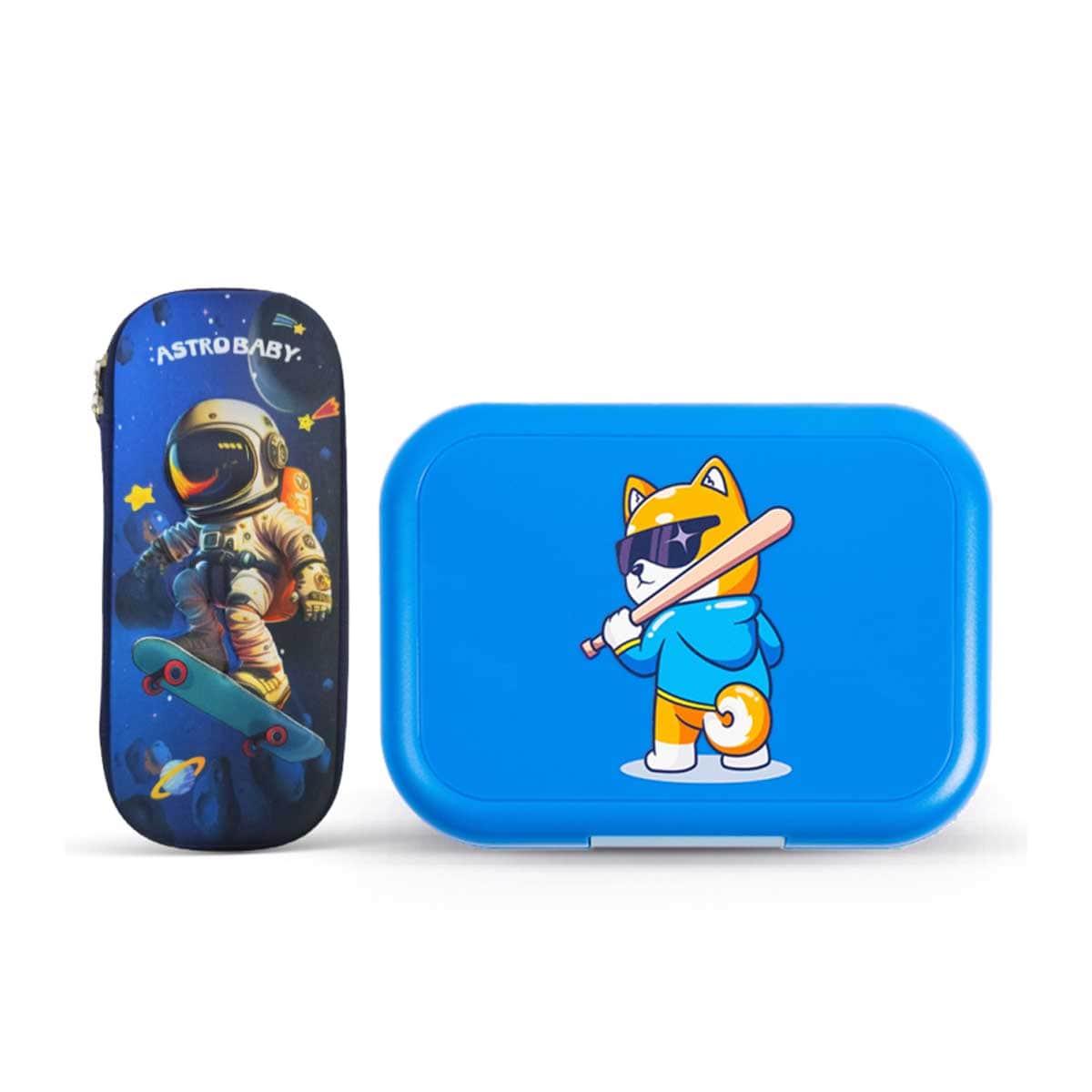 Cocobee 765ml Blue Bento Lunch Box with Pencil Case