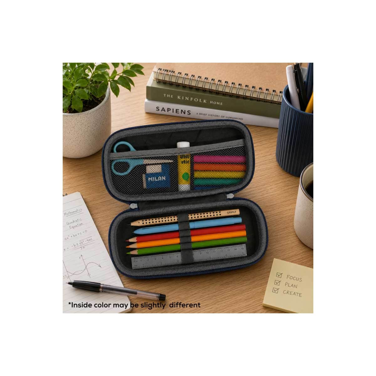 Cocobee 765ml Blue Bento Lunch Box with Pencil Case